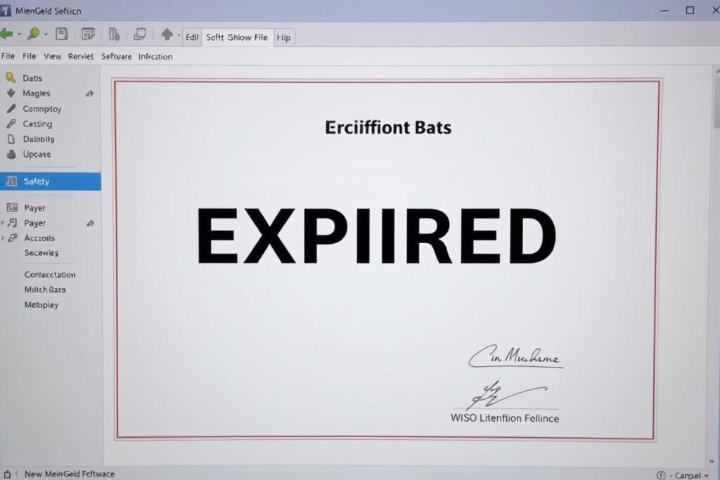 Ein Bild von einem abgelaufenen Sicherheitszertifikat in WISO MeinGeld Ein Bild von einem abgelaufenen Sicherheitszertifikat in WISO MeinGeld